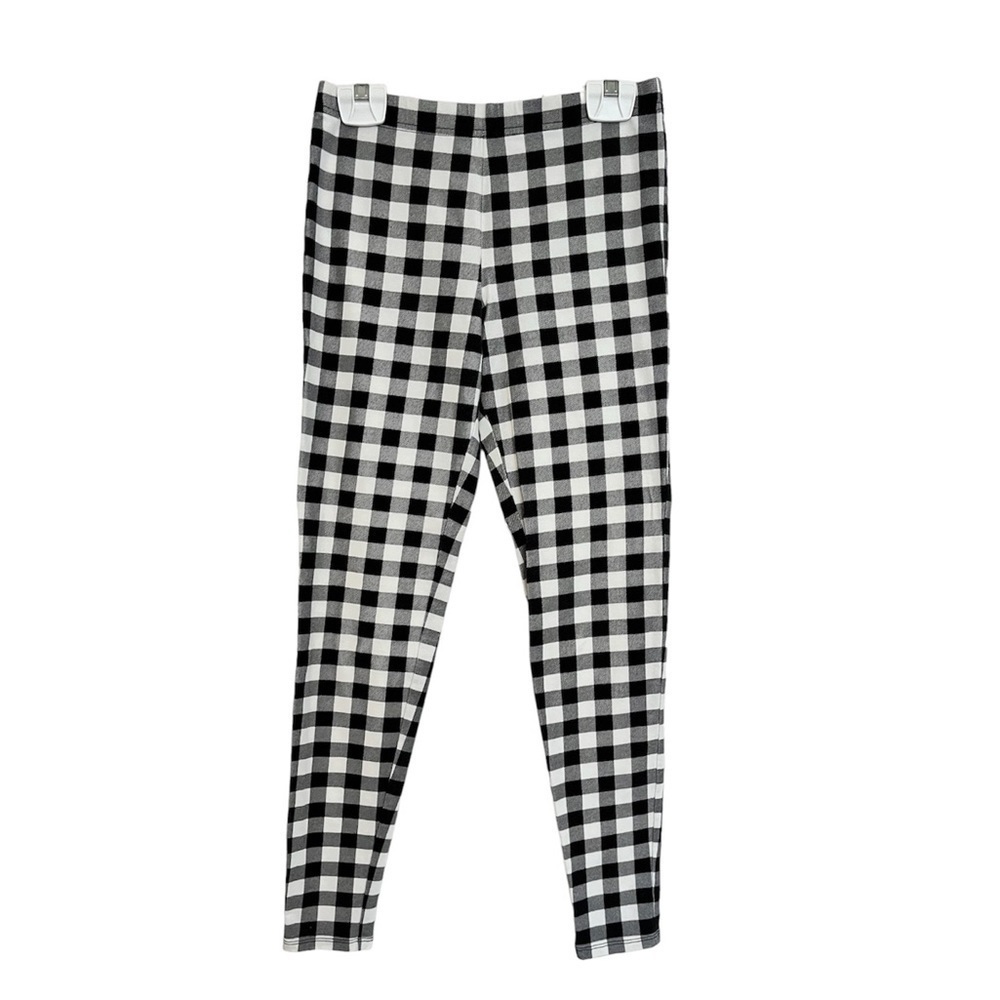 La SENZA B&W Gingham Cotton Pajama pants bottoms. New soft cotton PJs. XS